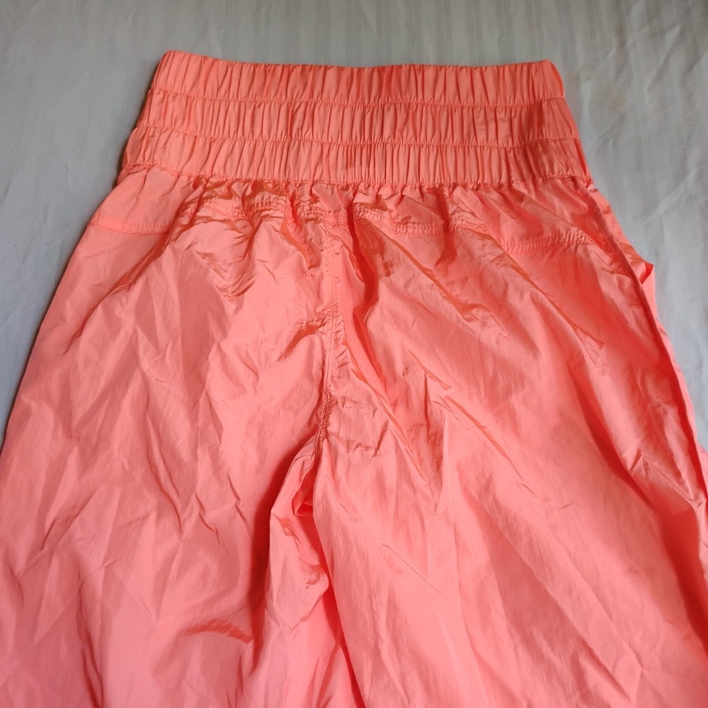 Free People Movement Pants Small The Way Home Jogger Windbreaker Neon Athletic - Picture 14 of 14